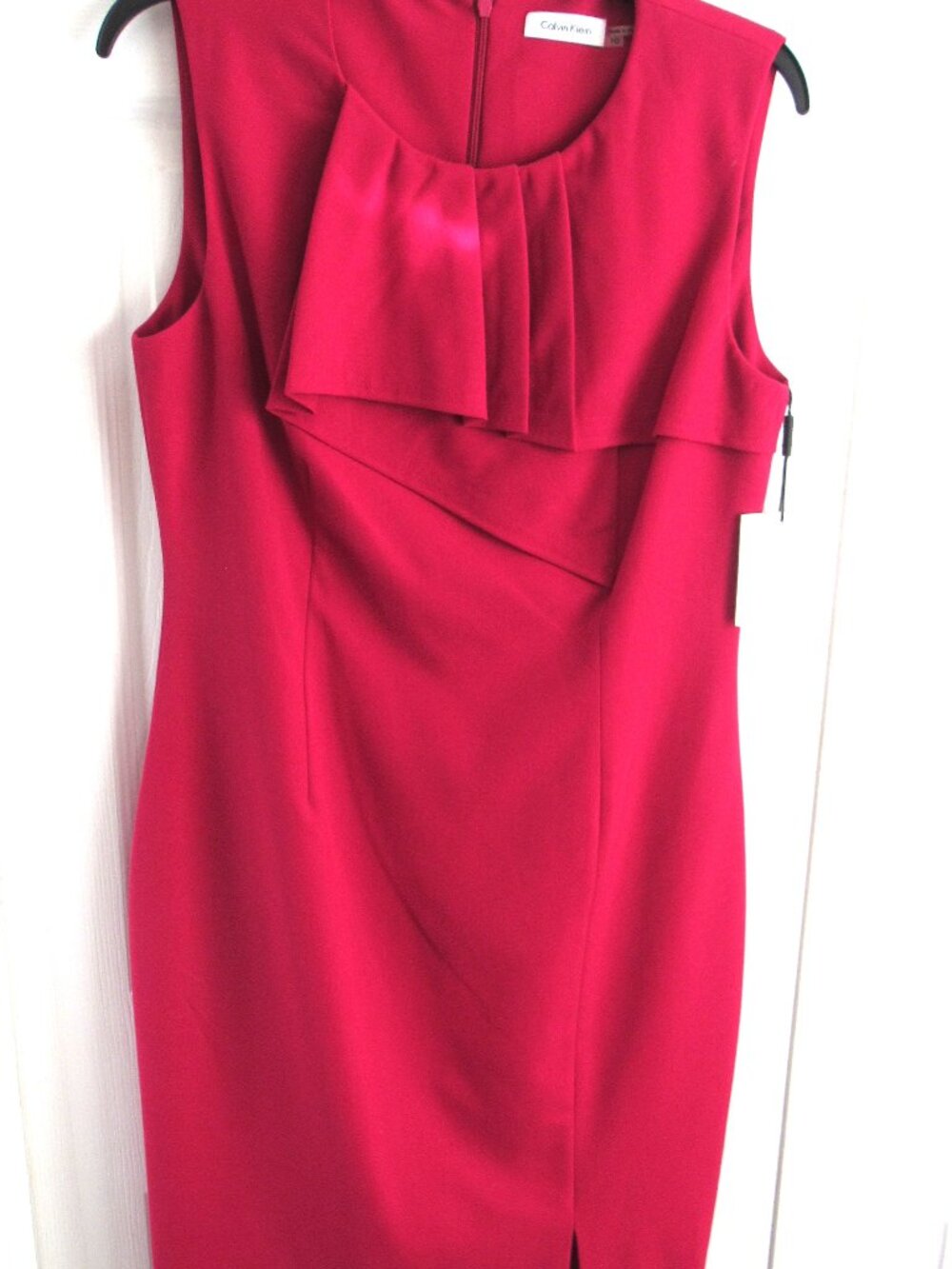 CALVIN KLEIN HOT PINK SLEEVELESS SUMMER DRESS SZ 10L